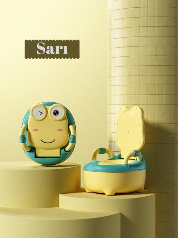 MooieBaby's Frog Potty Çocuk Tuvaleti Taşınabilir Eğitim Lazımlığı Carry Potty - Image 1