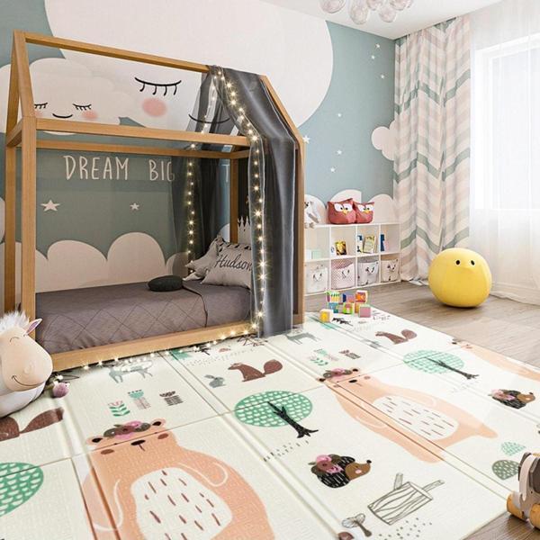 MooieBaby's Lovely Jungle Katlanabilir Oyun Matı Oyun Halısı 150 X 180 X 1 Cm - Image 1