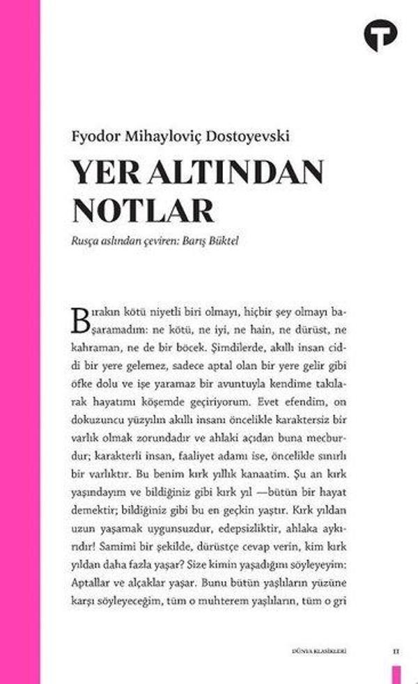 Yer Altından Notlar - Turkuvaz Kitap - Image 1