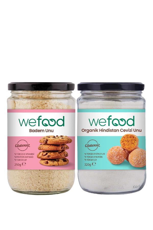 Wefood Glutensiz Badem Unu 250 gr + Organik Hindistan Cevizi Unu 320 gr - Image 1
