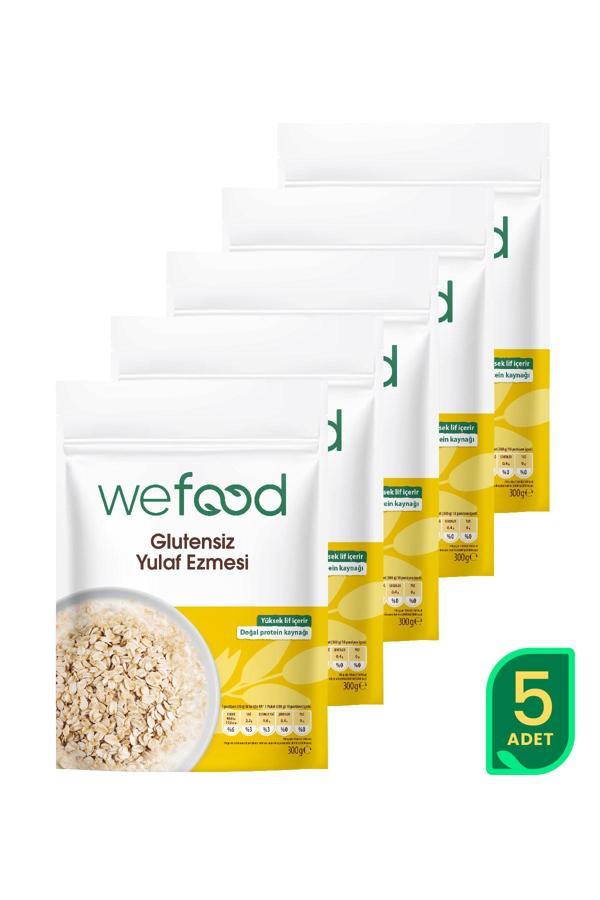 Wefood Glütensiz Yulaf Ezmesi 300 gr 5'li - Image 1