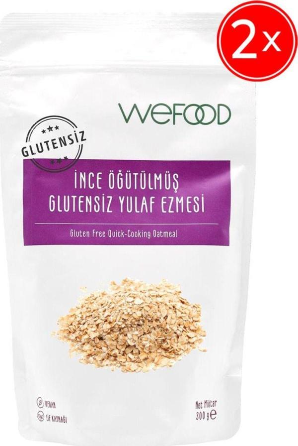 Wefood İnce Öğütülmüş Glutensiz Yulaf Ezmesi 2'Li - Image 1