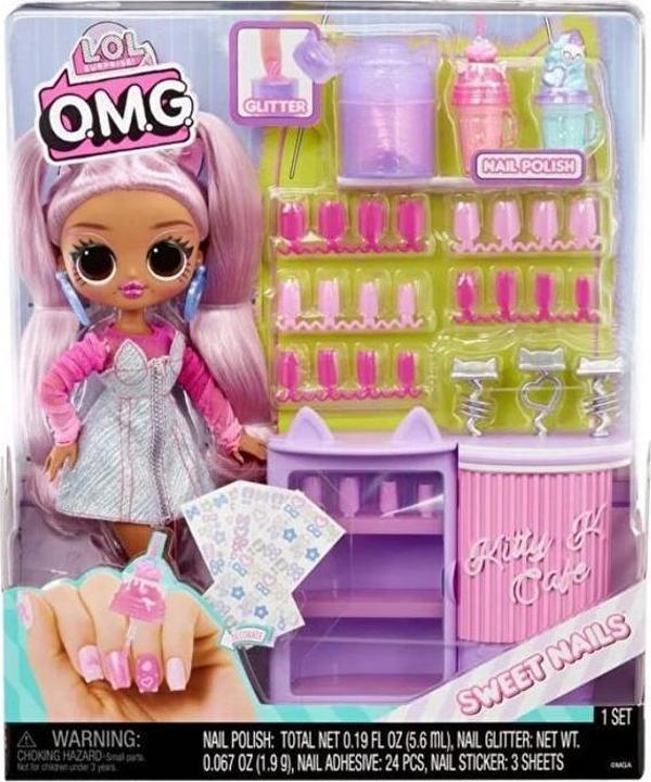 L.O.L. Surprise Sweet Nails OMG Kitty K Kafe - Image 1