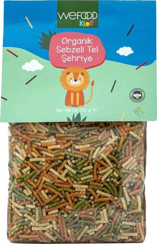 Wefood Kids Organik Sebzeli Tel Şehriye 250 Gr - Image 1