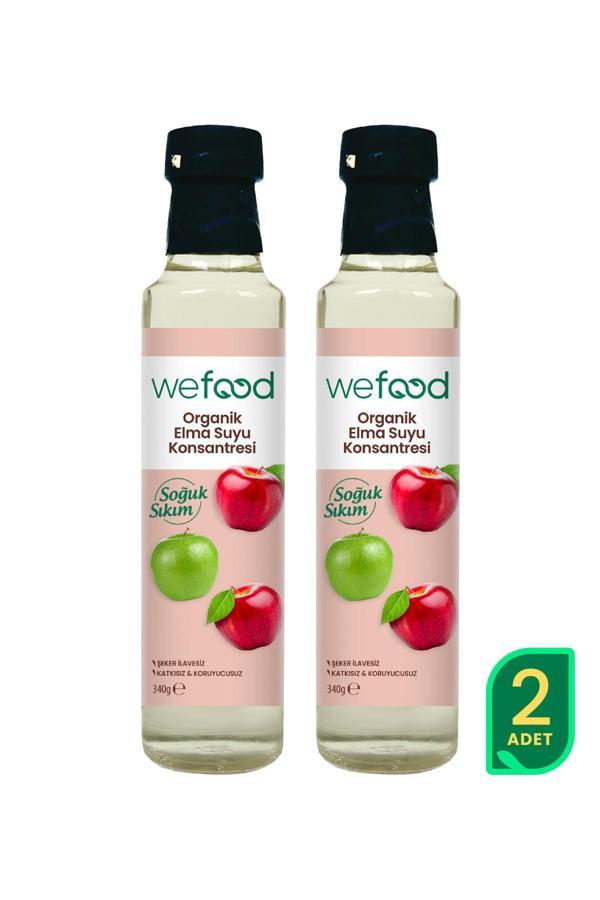 Wefood Organik Elma Suyu Konsantresi 340 Gr 2'li - Image 1