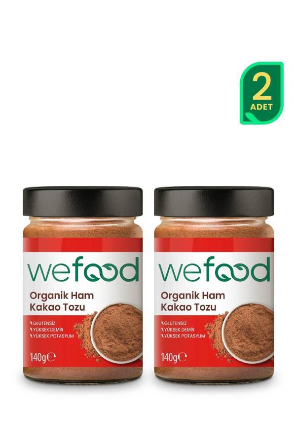 Wefood Organik Ham Kakao Tozu 140 gr 2'li - Image 1