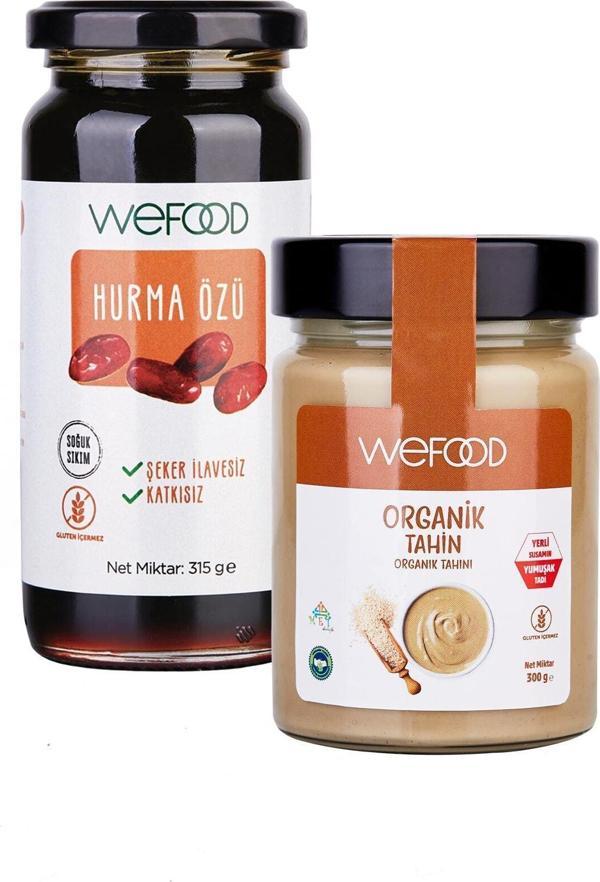 Wefood Organik Tahin 300 Gr + Hurma Özü 315 Gr - Image 1