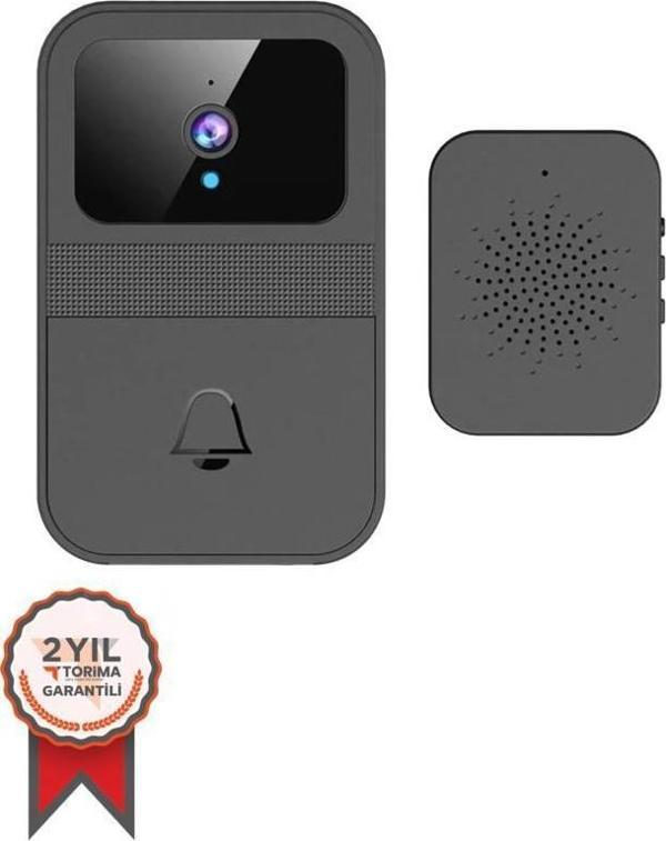 Torima D9  Siyah Akıllı Su Geçirmez Kablosuz Kapı Zili - Image 1