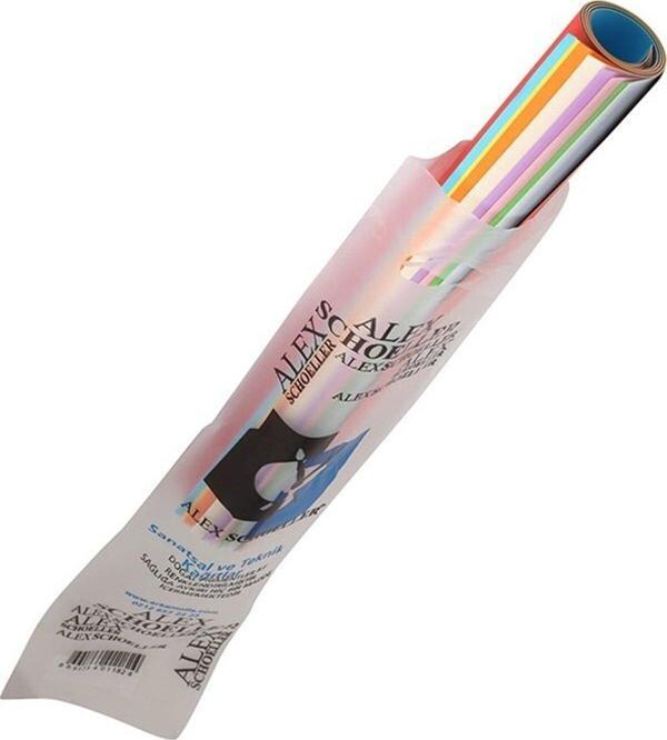 Alex Schoeller Fon Kartonu Kolej 13001 10 Lu Karışık Renk 50X70 Cm Rulo KLK.013.001 - Image 1