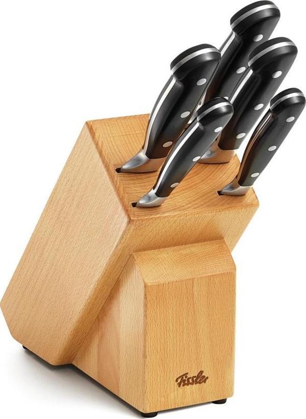 Fissler Alaska Ahşap Bloklu Bıçak Seti 6 Parça - Image 1