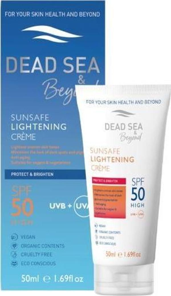 DEAD SEA & Beyond Sunsafe Lightening Creme SPF50 50 ml - Image 1