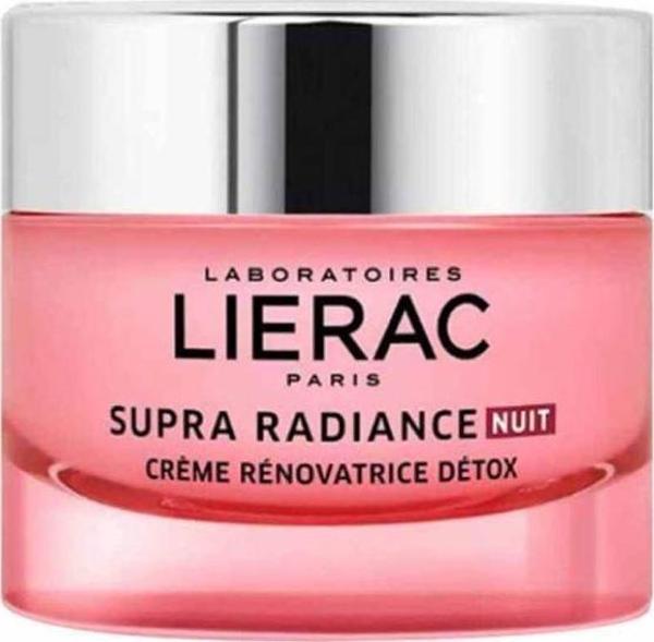 LIERAC Supra Radiance Detox Renewing Night Cream 50 ml - Tüm Ciltler - Image 1