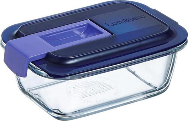 Luminarc Temp Easy Box Dikdörtgen 38 CC Mavi Kapak - Image 1