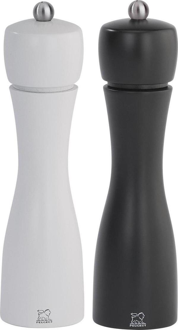 Peugeot Tahiti Tuz Ve Karabiber Değirmen Seti 20 Cm Siyah Beyaz - Image 1