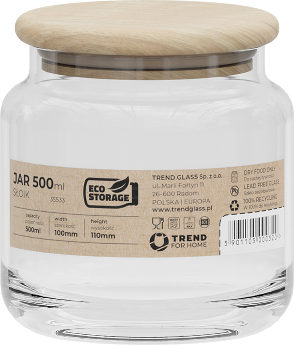 Trendglass Eko Kavanoz 35553 500 Ml - Image 1