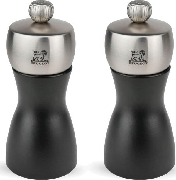 Peugeot Fidji Karabiber Ve Tuz Değirmen Seti 12 Cm Mat Siyah - Image 1