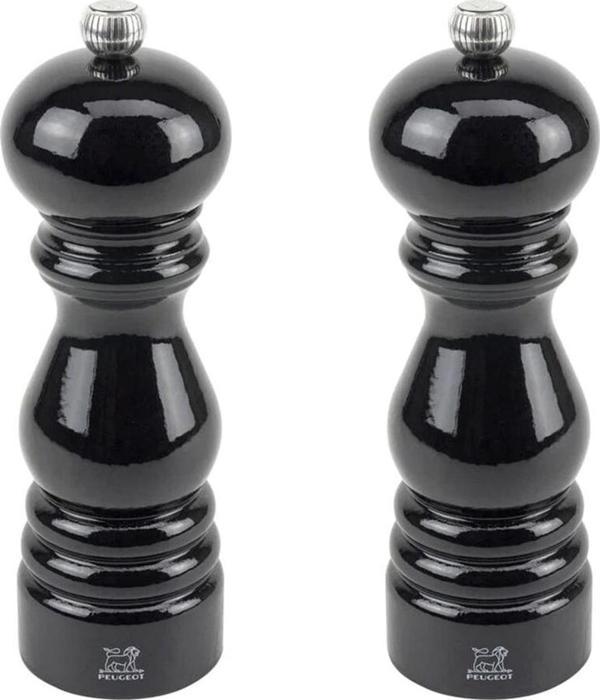 Peugeot Paris Ahşap Siyah Lake Karabiber Ve Tuz Değirmeni 22 Cm - Image 1