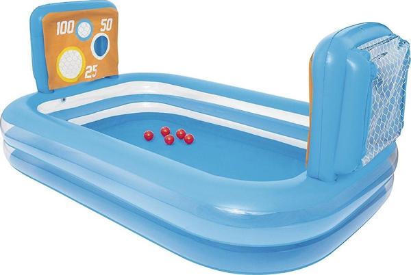 Bestway 54170 Büyük Boy Şişme Şut Oyunu Havuzu, Topları ile (237 x 152 x 94 cm) - Image 1