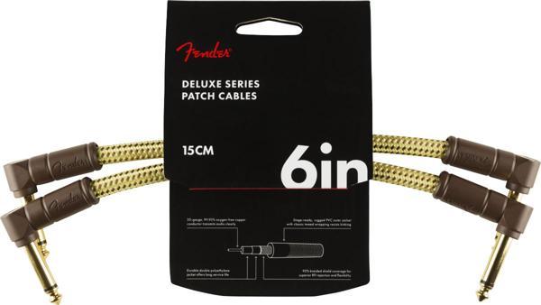 Fender Deluxe 2-Pack L/L Uçlu 6 Tweed Patch Kablosu - Image 1