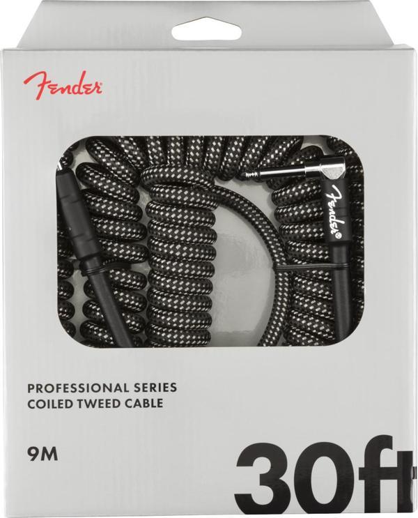 Fender Professional Coil Cable 9m Gri Tweed Enstrüman Kablosu - Image 1