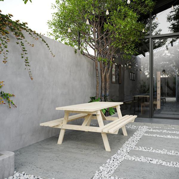 Ahşap Piknik Masası 6 kişilik - Image 1