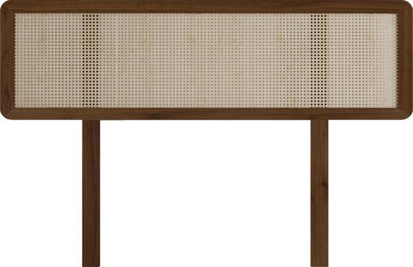 Renazzo Mobilya Hazeran Model Ceviz Renk Ahşap Başlık 90 cm - Image 1