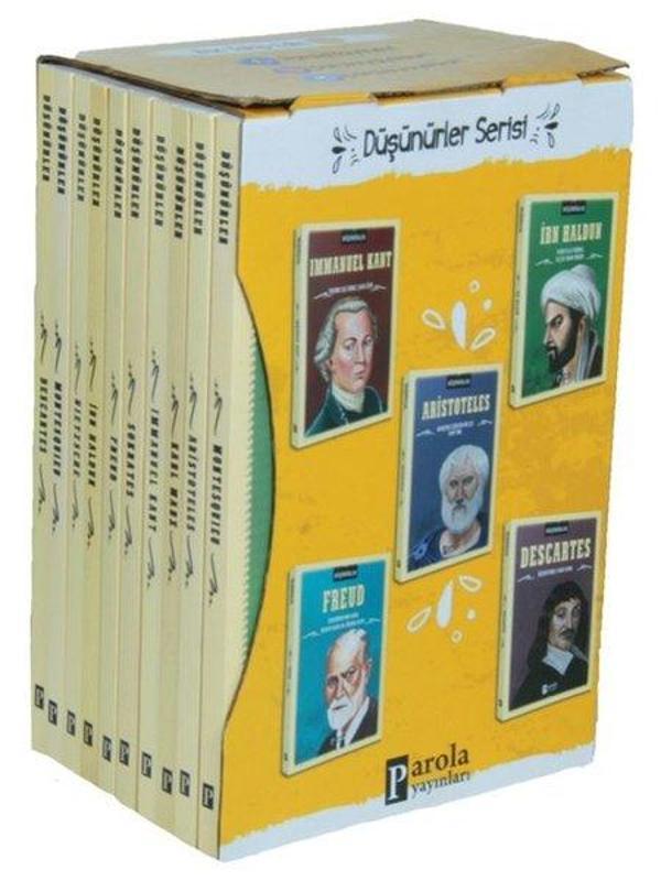 Düşünürler Seti-10 Kitap Takım Kutulu - Parola Yayınları - Image 1