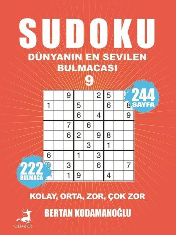 Sudoku 9-Dünyanın En Sevilen Bulmacası - Olimpos Yayınları - Image 1