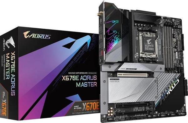 GIGABYTE X670-E Aorus Master DDR5 AM5 ATX Anakart - Image 1