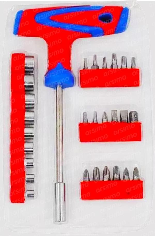 28 Parça Çok Amaçlı T Alyan Tornavida Lokma Seti - Image 1