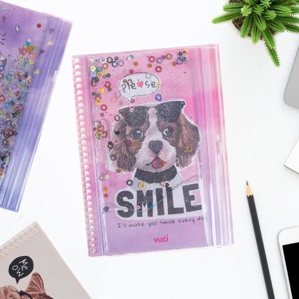 Sulu Çantalı Köpek A5 Defter 1 Adet - Image 1