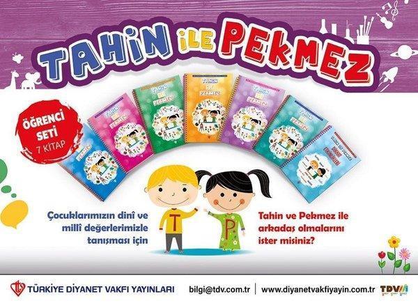 Tahin ile Pekmez Öğrenci Seti-7 Kitap Takım - Türkiye Diyanet Vakfı Yayınları - Image 1