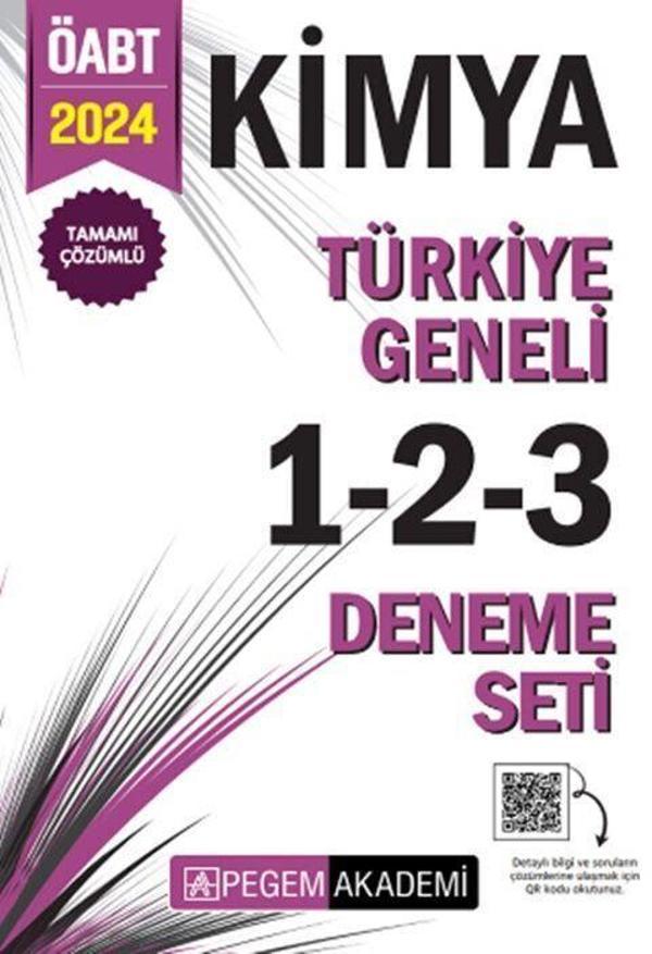 2024 KPSS ÖABT Kimya Tamamı Çözümlü Türkiye Geneli 1-2-3 Deneme Seti Pegem Yayınları - Pegem Akademi Yayıncılık - Image 1