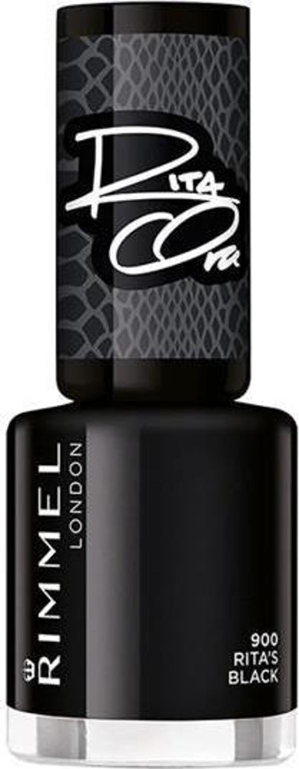 Rimmel London 60 Seconds Super Shine Rita’s Black Oje - Image 1