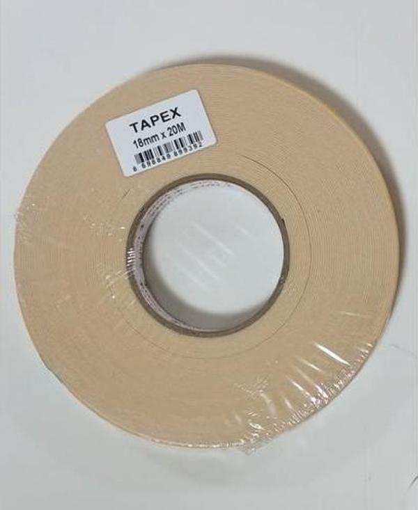 TAPEX Çift Taraflı Köpük Bant 18mm x 20 Metre - Image 1