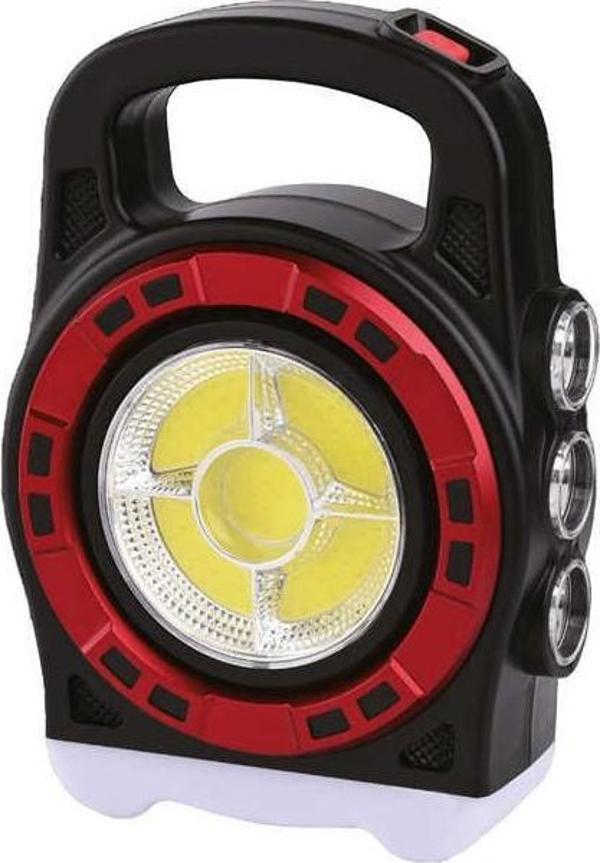 PANTHER Led El Feneri USB Sarjlı Solar Kamp Lambası PT-6678 - Image 1