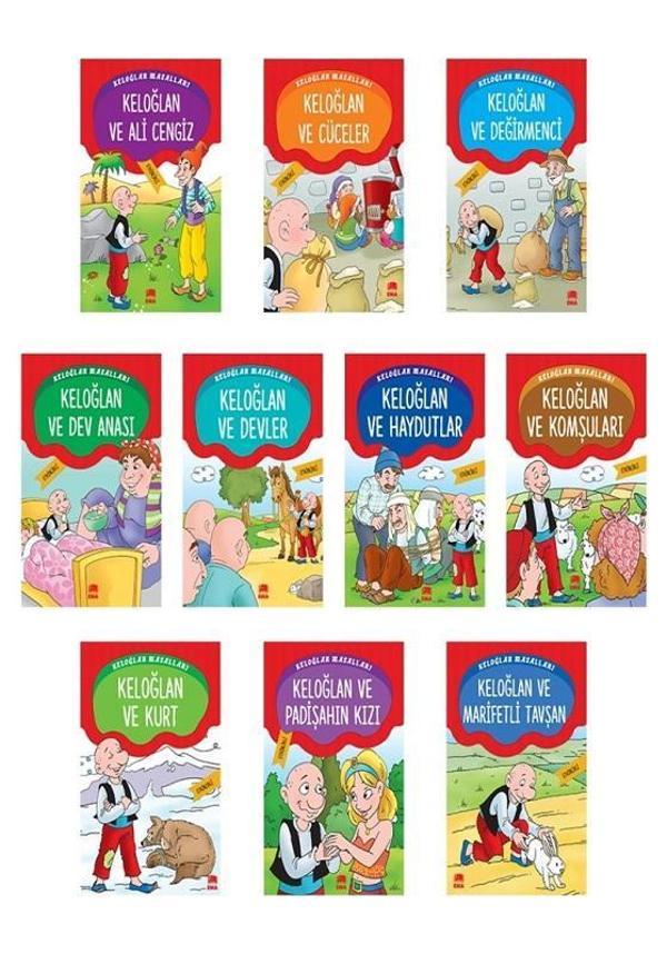 Keloğlan Masalları-Keloğlan ve Ali Cengiz-1. ve 2.Sınıflar için-10 Kitap Takım - Ema Genç - Image 1