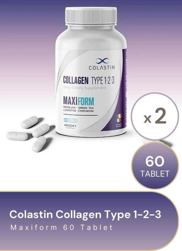 Colastin Collagen Type 1-2-3 Maxiform 60 Tablet-2 Adet - Image 1
