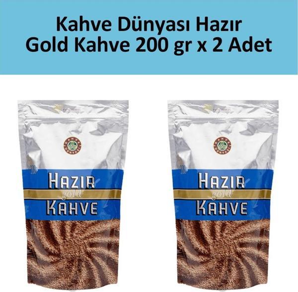 Kahve Dünyası Gold Hazır Kahve 200 gr x 2 Adet - Image 1