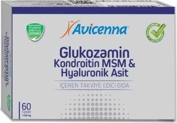 Avicenna Glucosamine (glukozamin) Kondoitin Msm Hyaluronik Asit 60 Tablet - Image 1