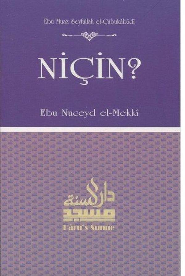 Niçin? - Daru's-Sunne Yayınları - Image 1