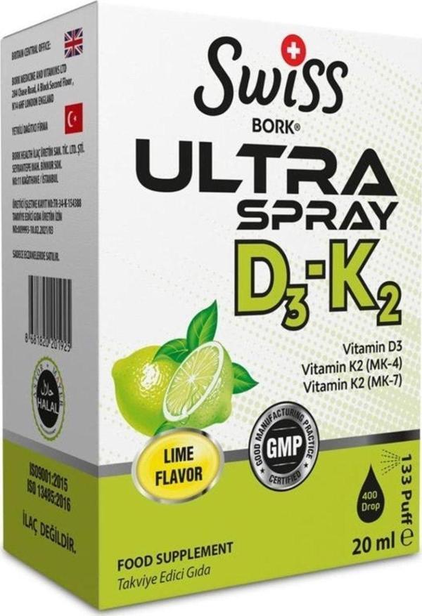 SWISS Bork Ultra D3-k2 Spry/ Damla - Image 1