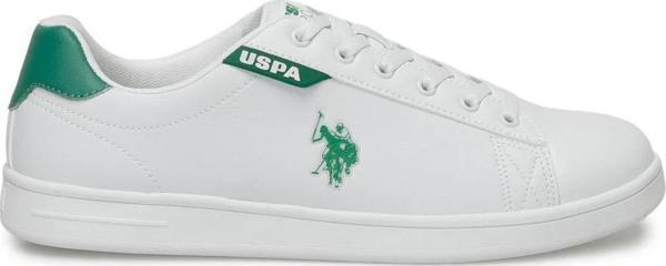 U.S. Polo Assn. Costa Spor Ayakkabı Beyaz-Yeşil - Image 1