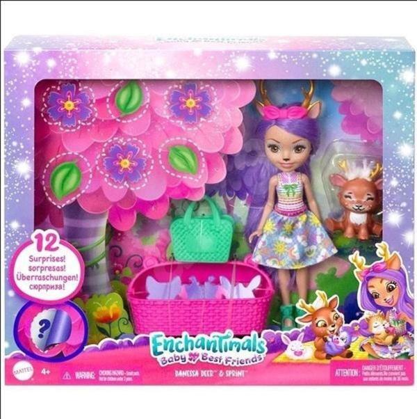Mattel Enchantimals Bestie Reveal Danessa&sprint Hlk83 Hlk84 - Image 1