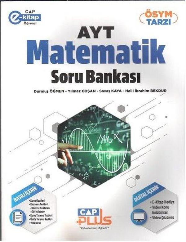 AYT Matematik Plus Soru Bankası - Çap Yayınları - Image 1