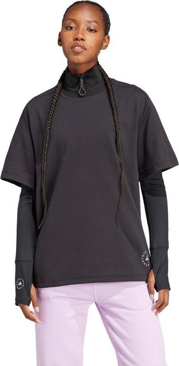 adidas by Stella McCartney Logo Tişört - Siyah IB6854 - Image 1