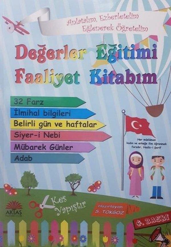Değerler Eğitimi Faaliyet Kitabım - Aktaş Yayıncılık - Image 1