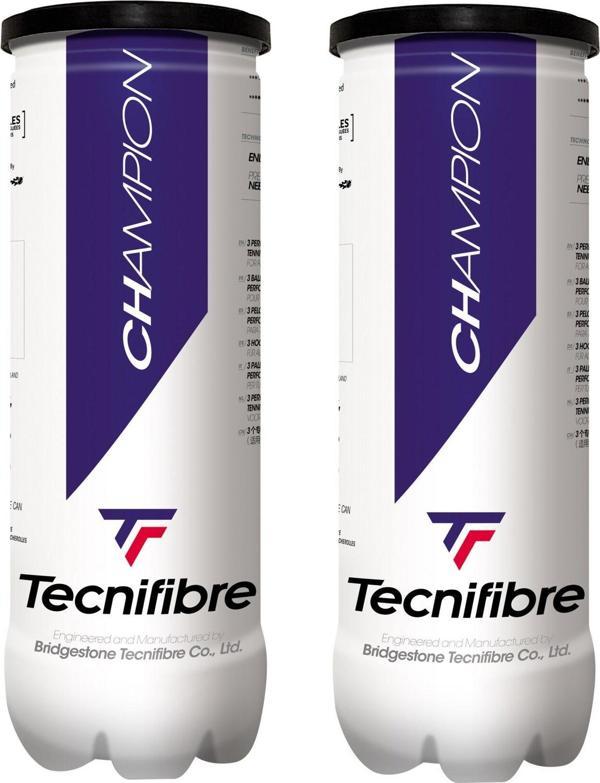 Tecnifibre Champion 3'lü 2 Kutu Tenis Topu - Image 1