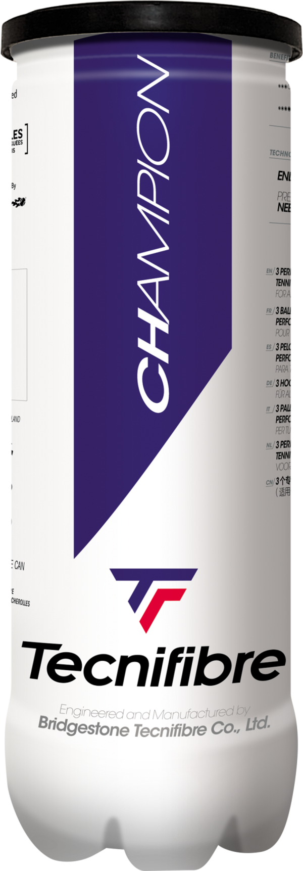 Tecnifibre Champion 3'lü Tenis Topu - Image 1