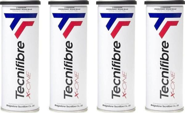Tecnifibre X-One 3'lü 4 Kutu Tenis Topu - Image 1